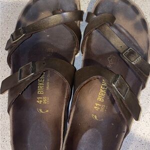 Birkenstock Brown Leather Sandals